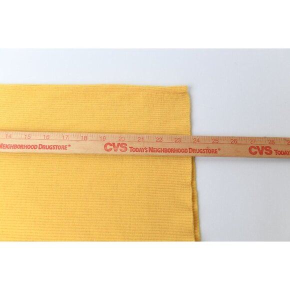 Vintage Deans Of Scotland Short Sleeve Sweater Women M Golden Yellow NEW 80's - Picture 10 of 10